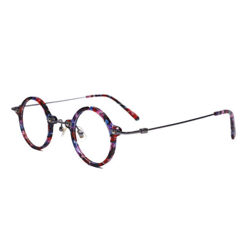 Clarep Round Purple Glasses