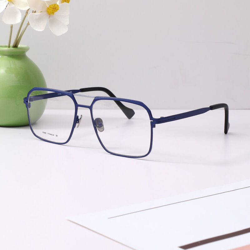 Polliiee Aviator Blue Glasses
