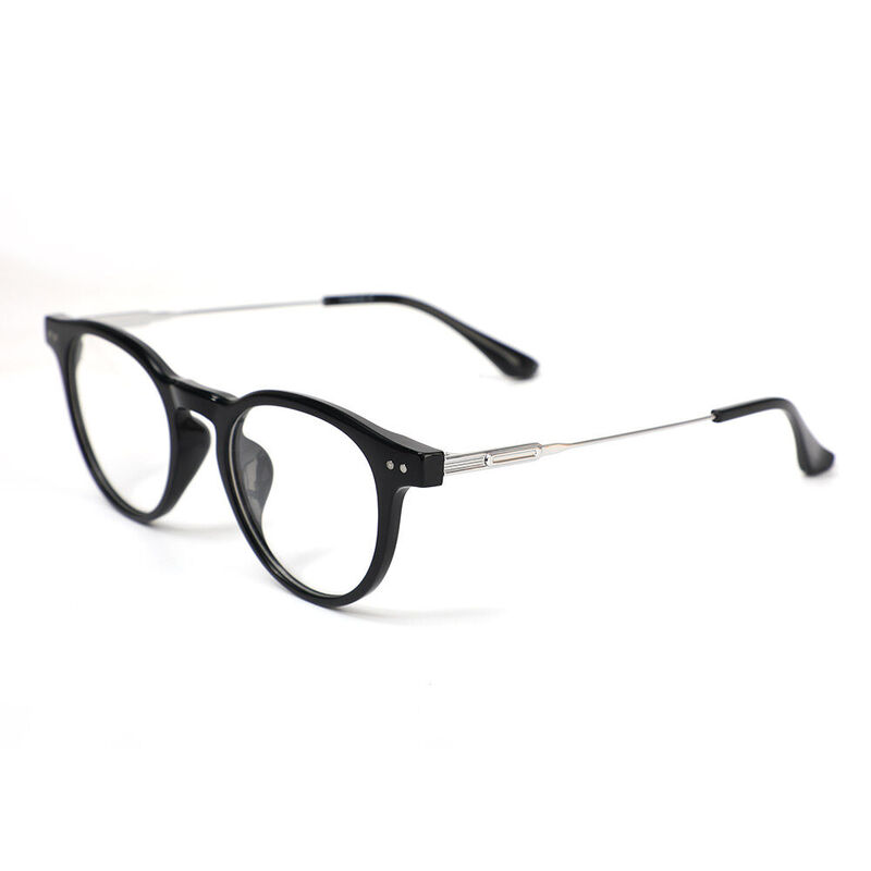 Monroe Rund Schwarz Brille