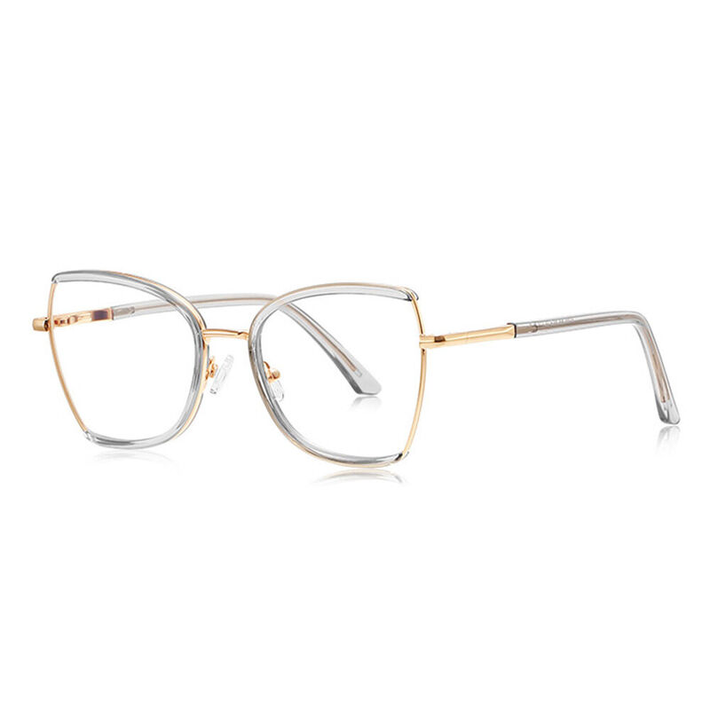 Gafas Graduadas Tipo 'Cat Eye' Grises Novia