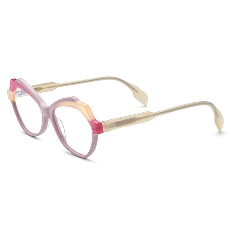 Farris Cat Eye Pink Glasses