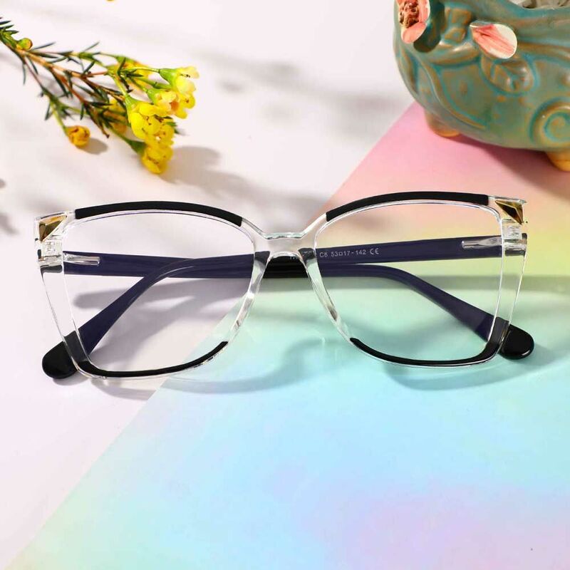 Burke Cat Eye Schwarze Brille