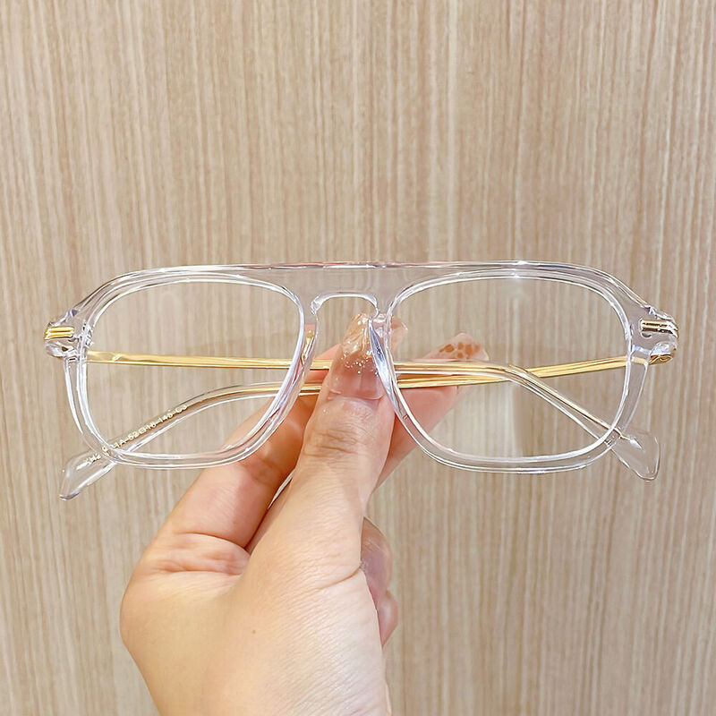 Lunettes de Vue Christoe Aviateur Transparent