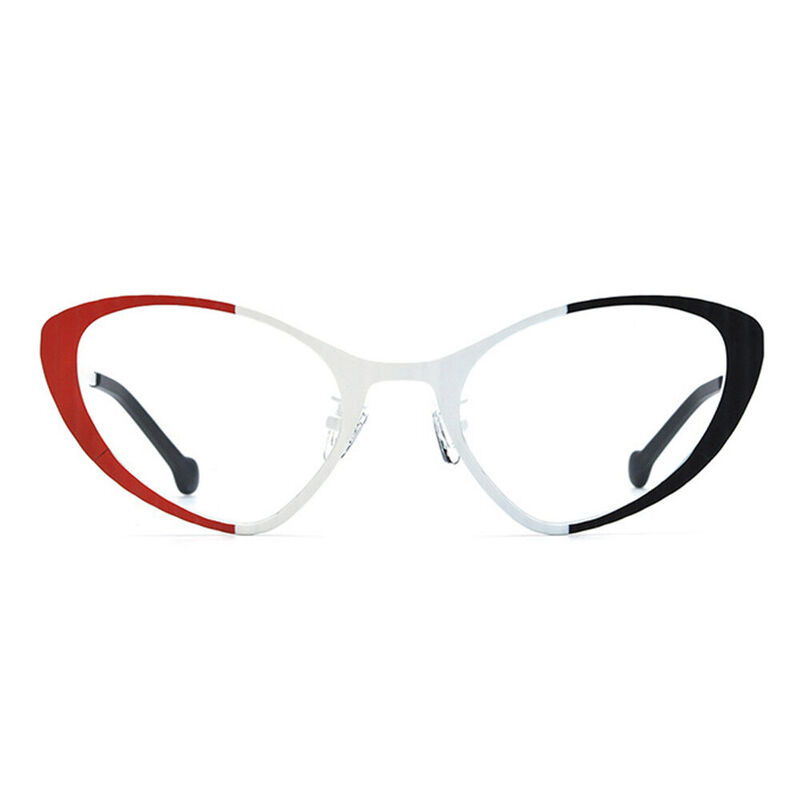 Occhiali da Vista Washingto Cat Eye Bianco
