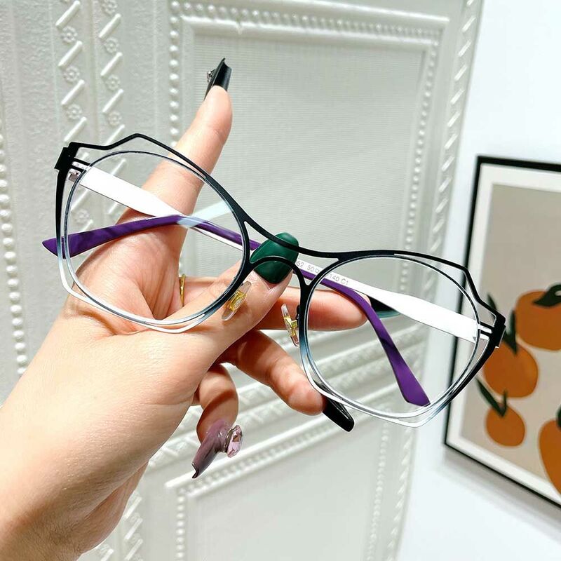 Foster Cat Eye Black Glasses