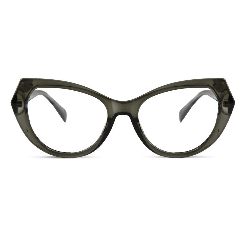 Hermosa Cat Eye Graue Brille