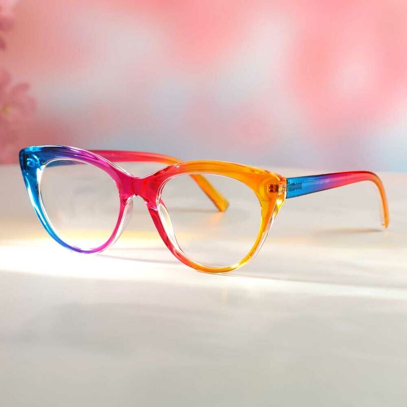 Lunettes de Vue Eleanore Cat Eye Multicolore