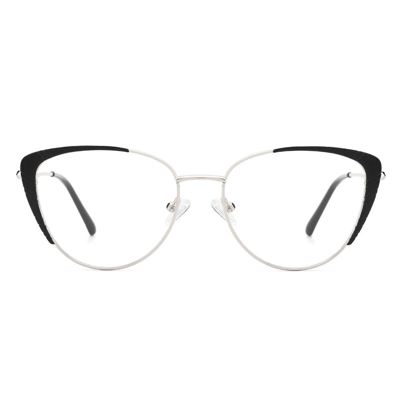 Erica Cat Eye Silver Glasses