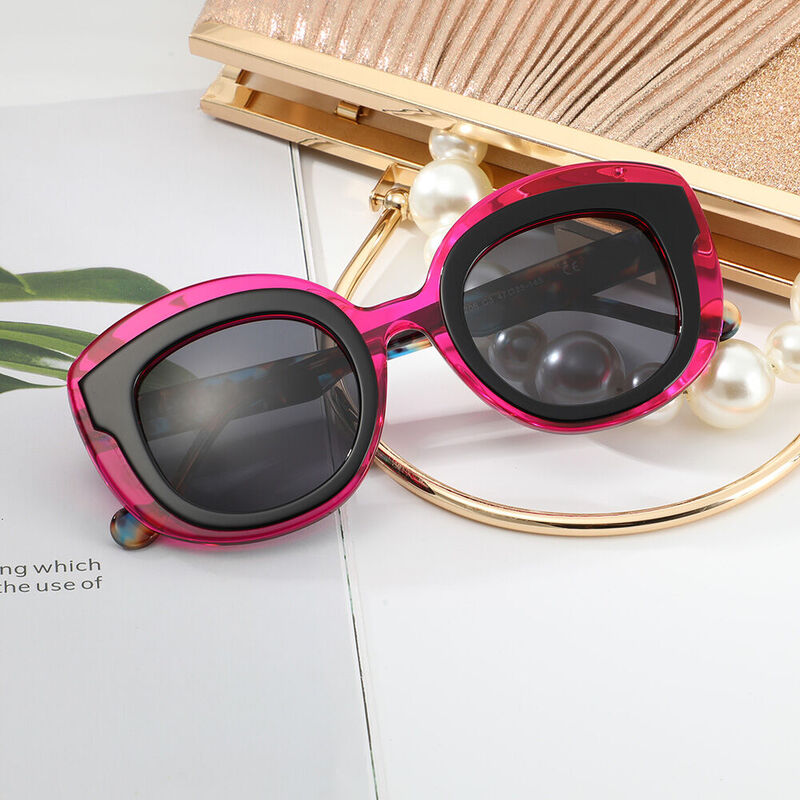 Dolores Cat Eye Pink Sunglasses