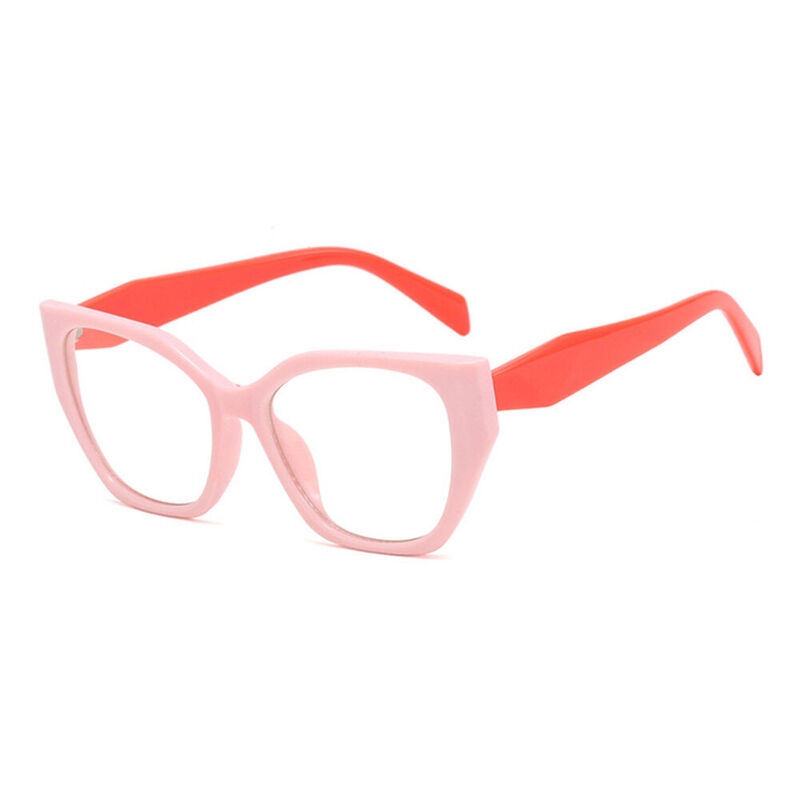 Dana Cat Eye Pink Glasses