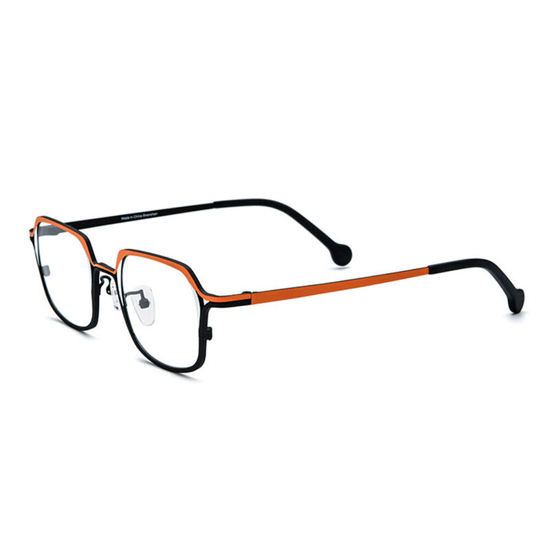 Geordiee Square Black Glasses
