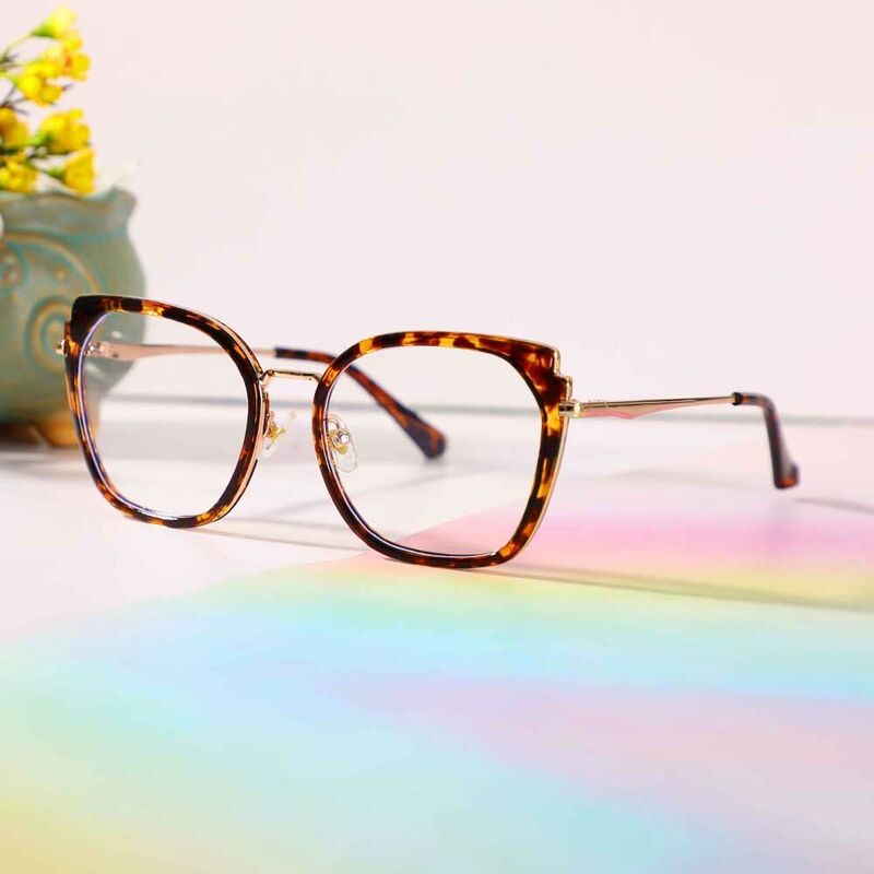 Lunettes de Vue Amelia Cat Eye Écaille