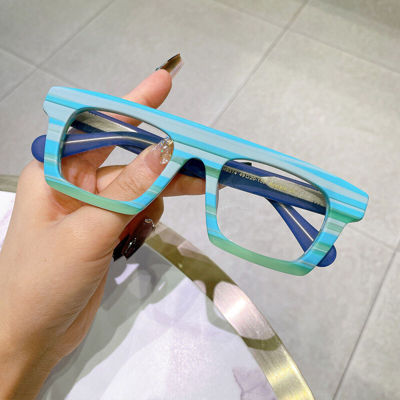 Lawrenci Pilote Blaue Brille