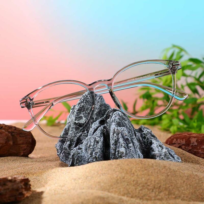 Darren Runde Graue Brille
