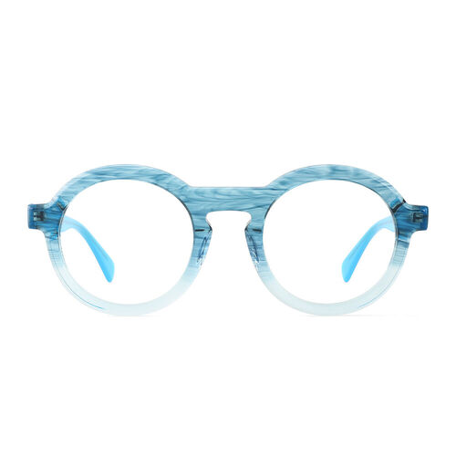 Choco Round Blue Glasses