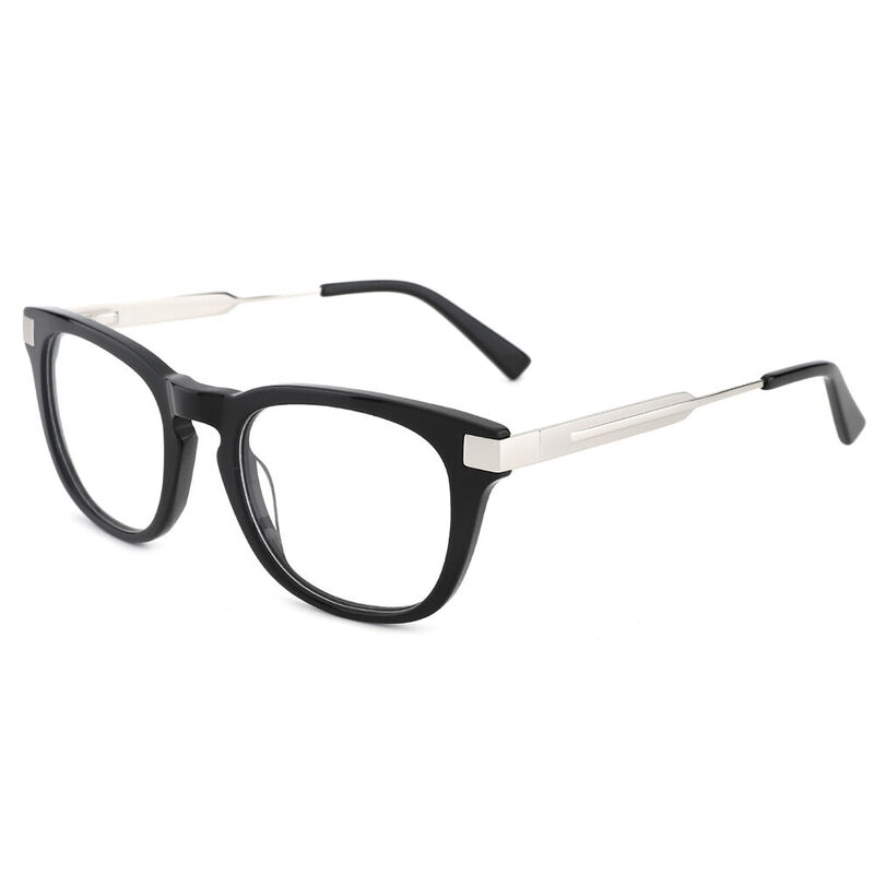 Hush Square Black Glasses