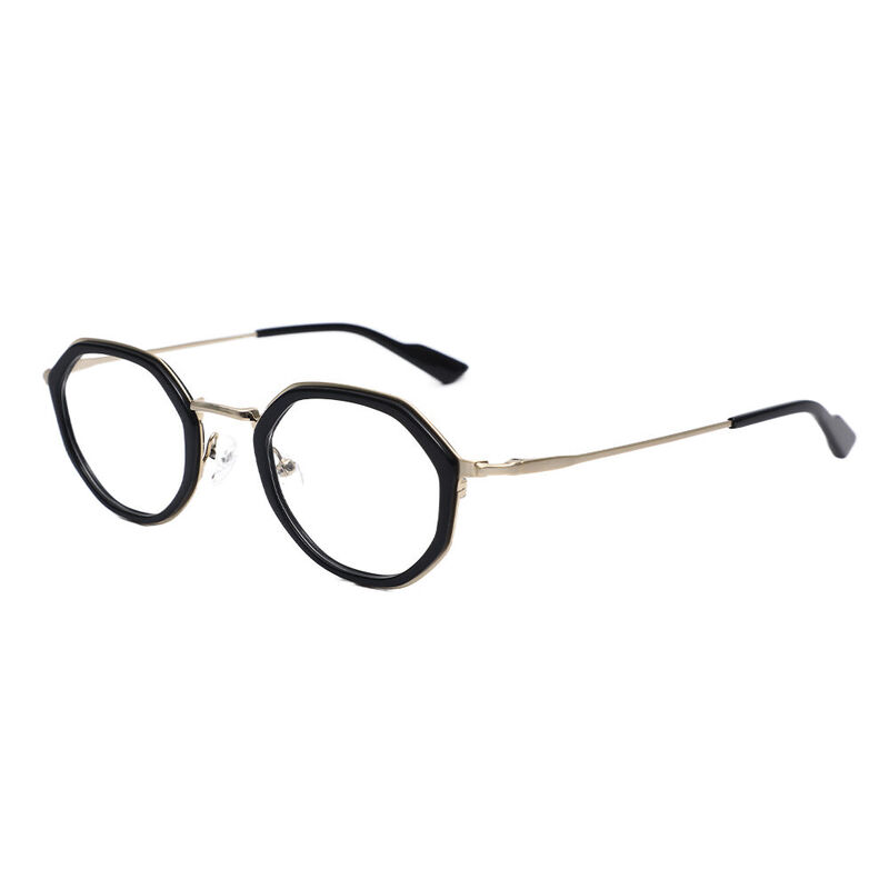 Mouai Geometric Black Glasses