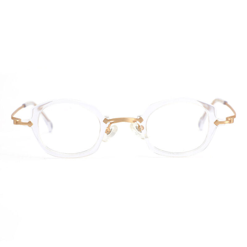 Simon Oval Clear Glasses