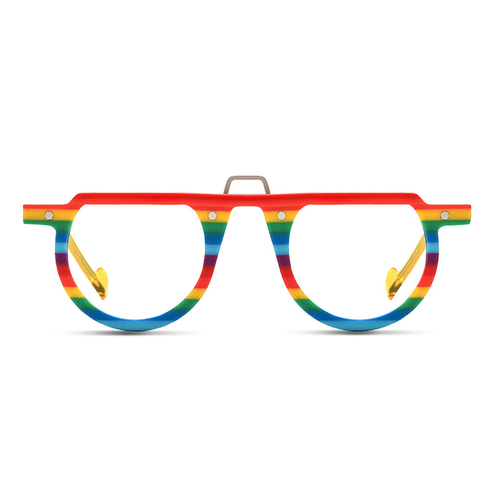 Maria Round Rainbow Glasses