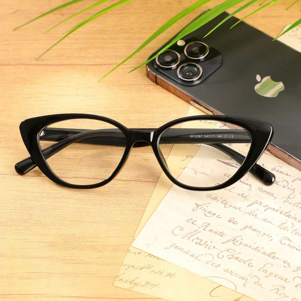 Lunettes de Vue Tabitha Cat Eye Noir