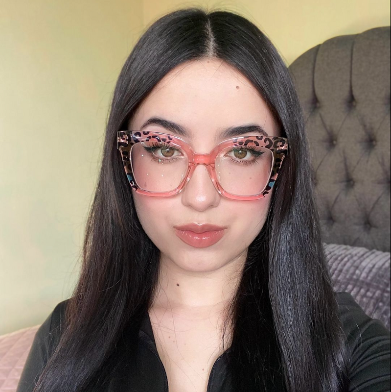 Lamb Cat Eye Pink Glasses