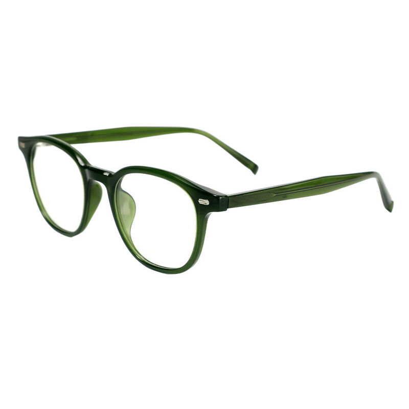 Julian Square Green Glasses