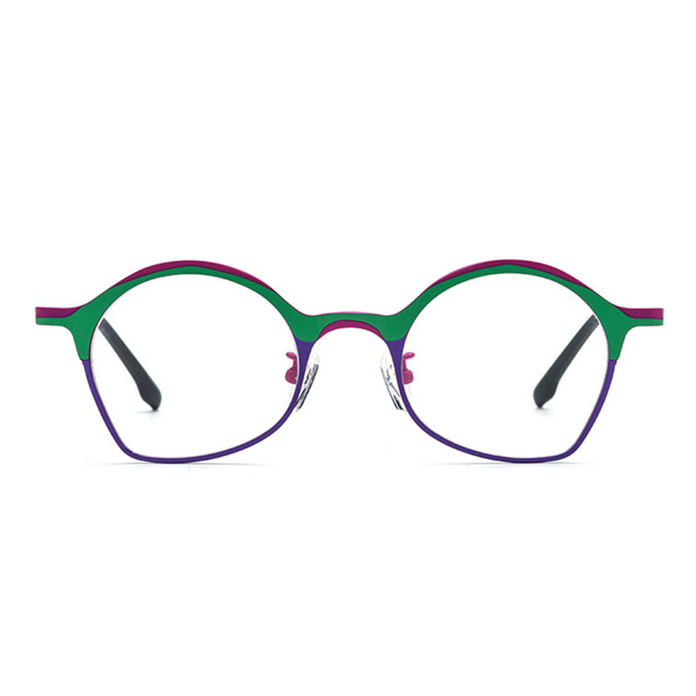 Bets Oval Purple Glasses
