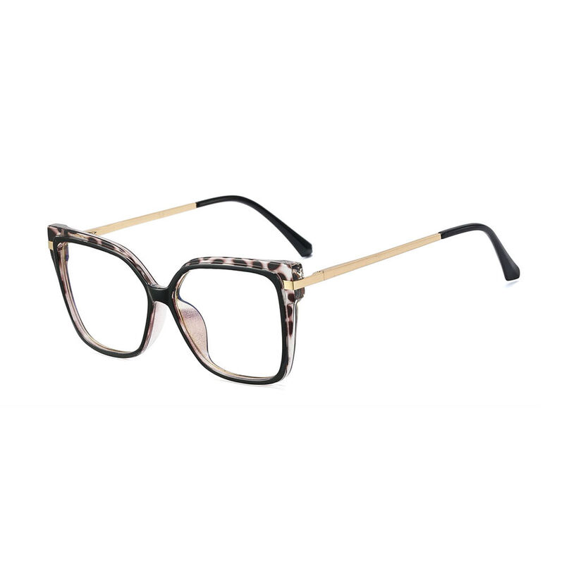 Mignon Square Leopard Glasses