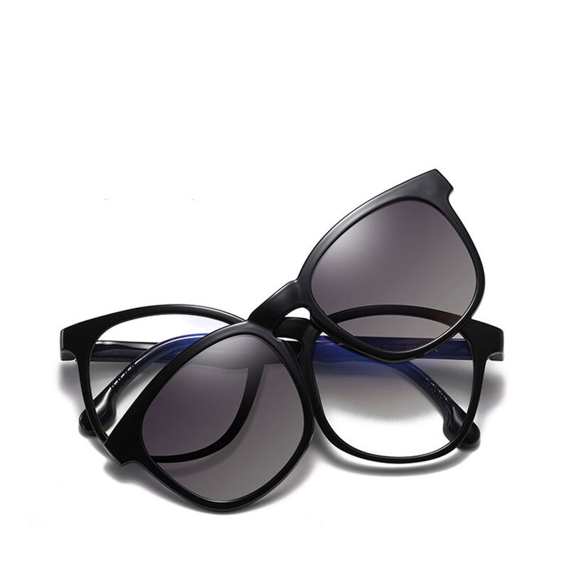 Lunettes de Vue Ilene Ronde Bleu