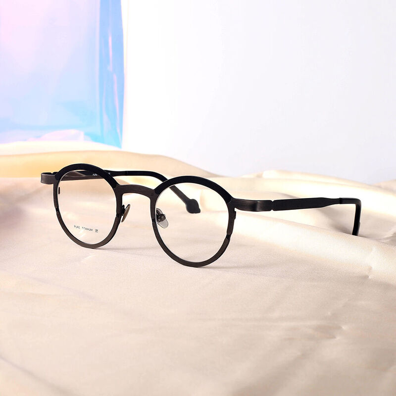 Capsule Round Grey Glasses