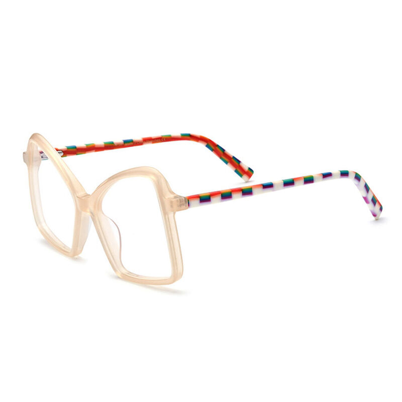 Banchs Cat Eye Beige Glasses