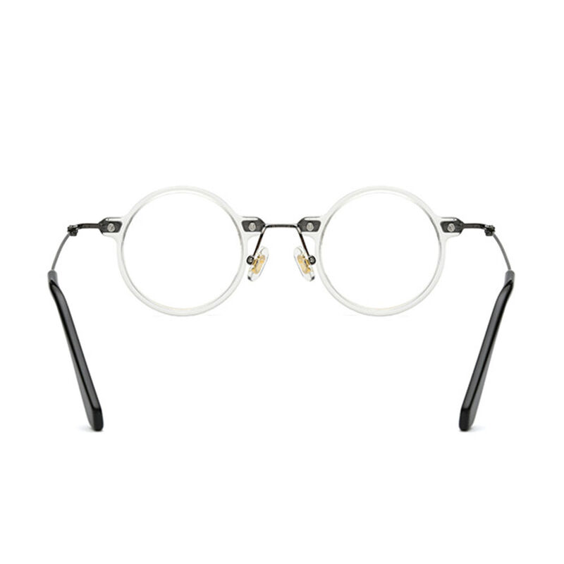 Wirz Round Clear Glasses