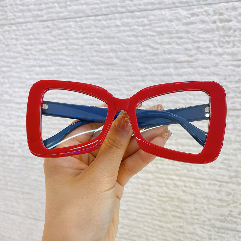 Rilap Cat Eye Red Glasses