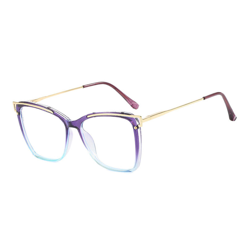 Anderio Cat Eye Purple Glasses