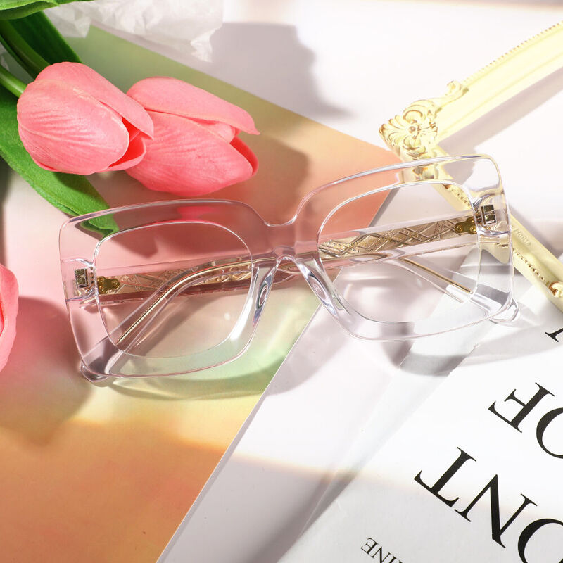 Symon Square Clear Glasses