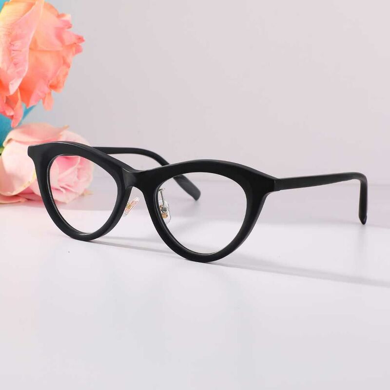 Webste Cat Eye Black Glasses