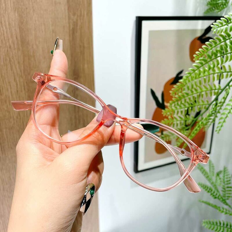 Lunettes de Vue Chaucer Ovale Rose