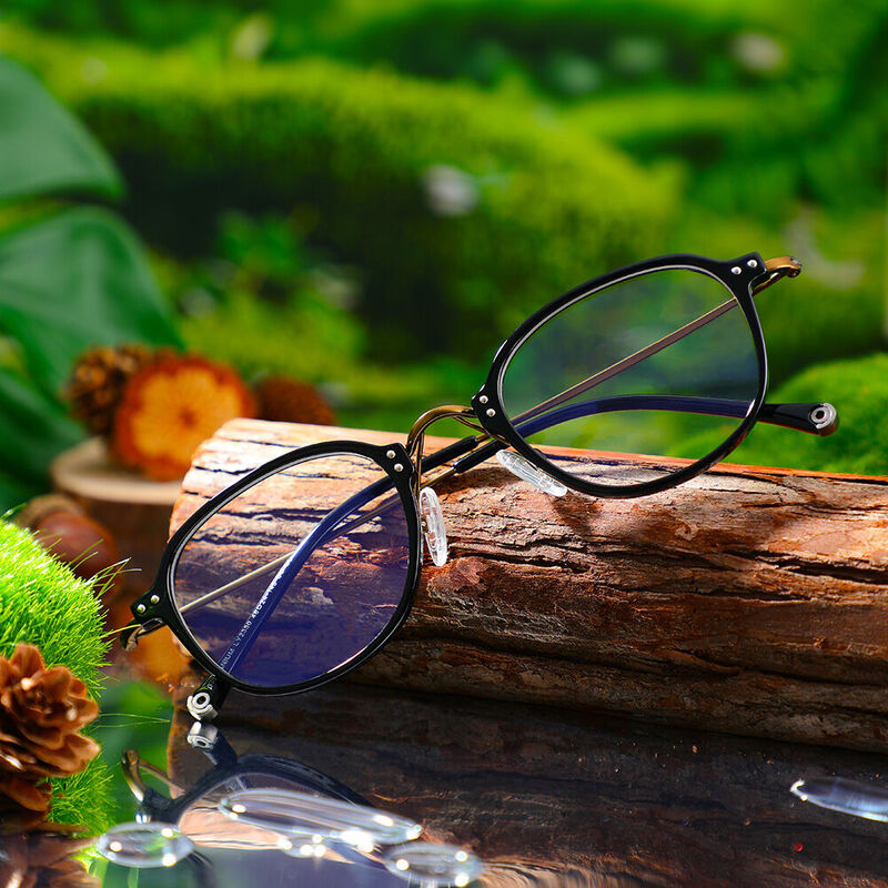 Woodrow Square Black Glasses