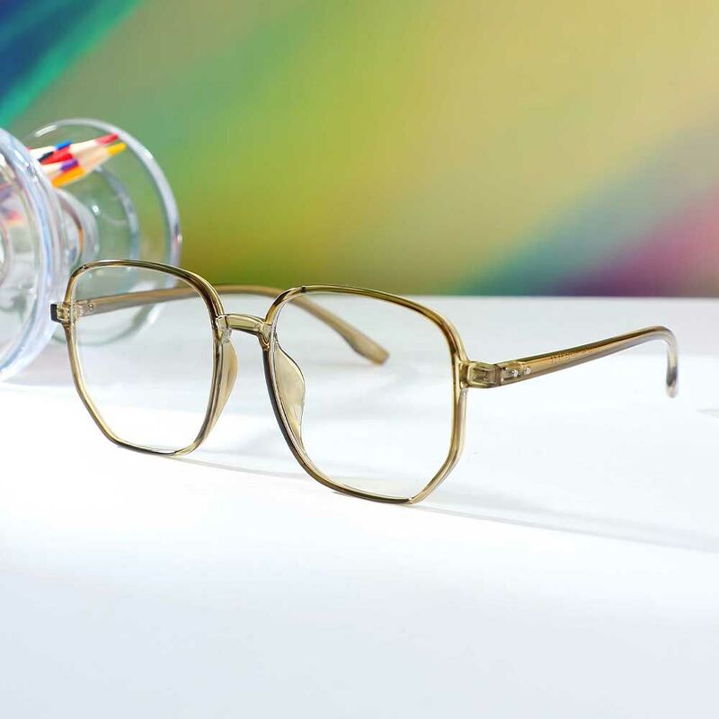 Enoch Quadratische Grüne Brille