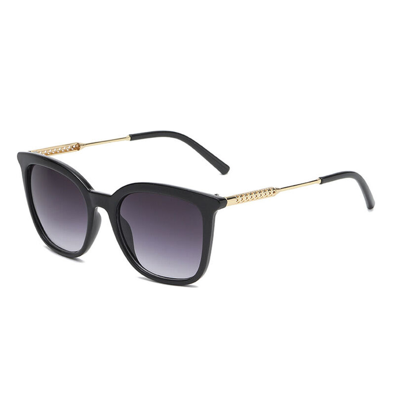 Parasol Square Black Sunglasses