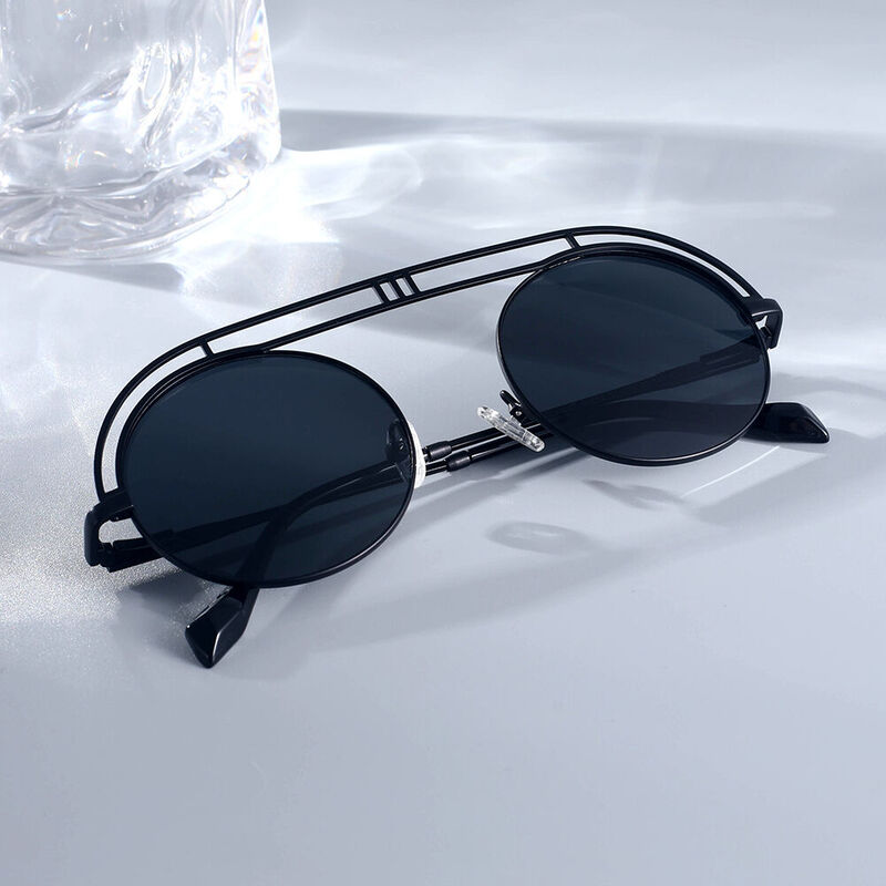Parachute Aviator Black Sunglasses