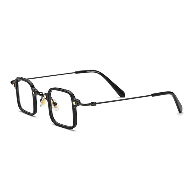 Clement Square Black Glasses