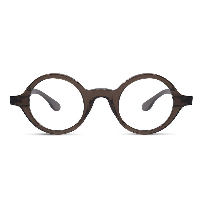 Aldric Round Gray Glasses