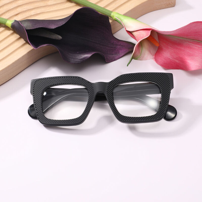 Oscai Square Black Glasses