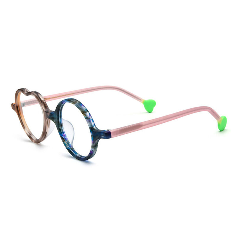 Jeremy Round Brown Glasses