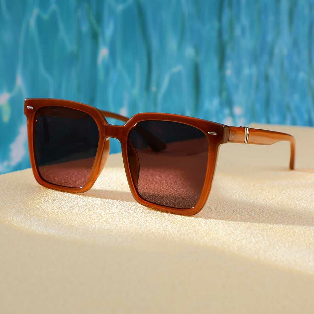 Occhiali da Sole Roderick Quadrato Marrone