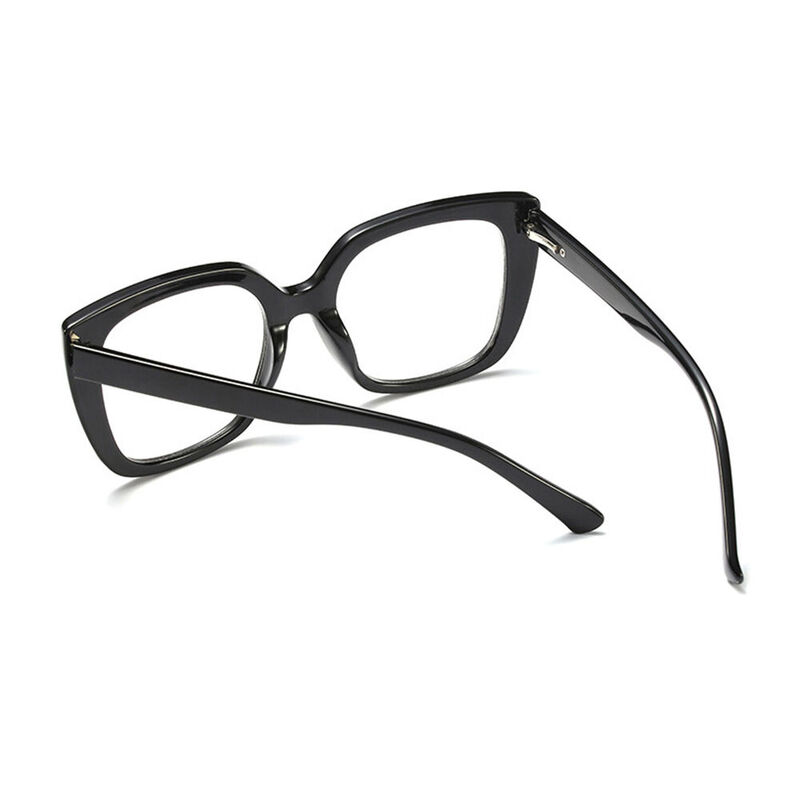 Wanda Cat-Eye Black Glasses - Aoolia.com