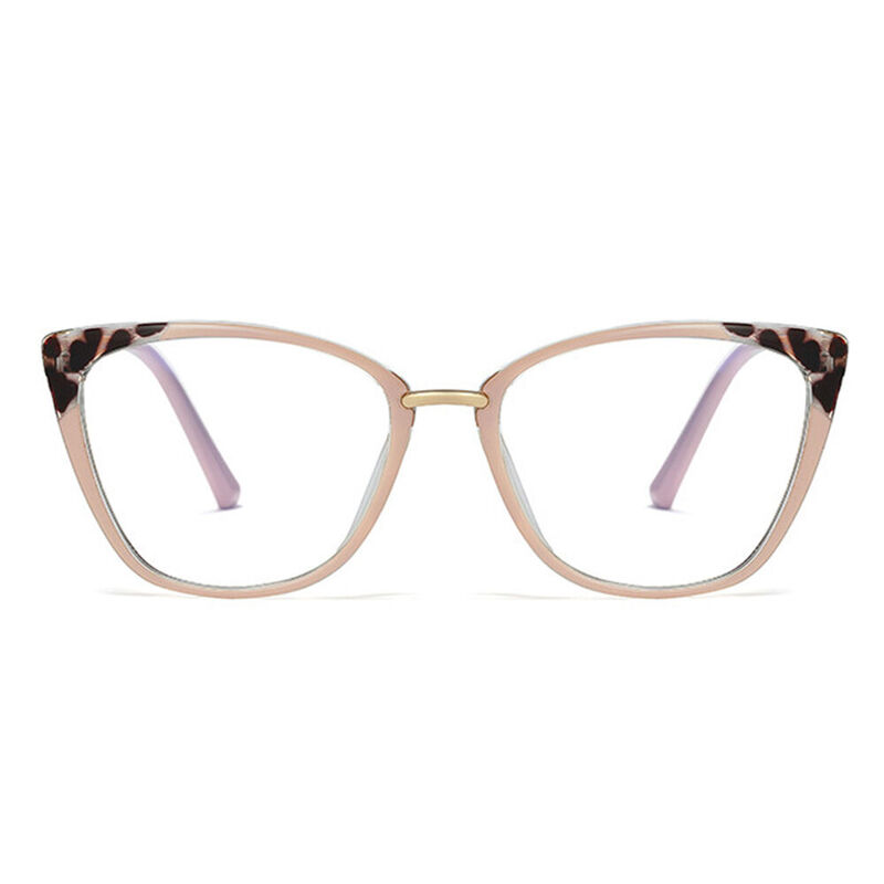 Abigail Cat Eye Brown Glasses
