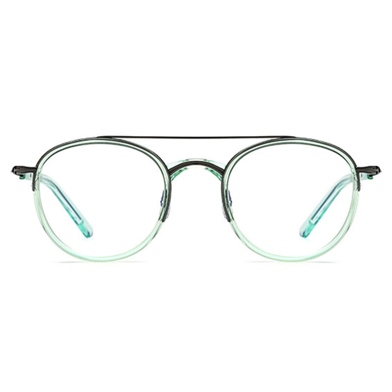 Joel Aviator Green Glasses