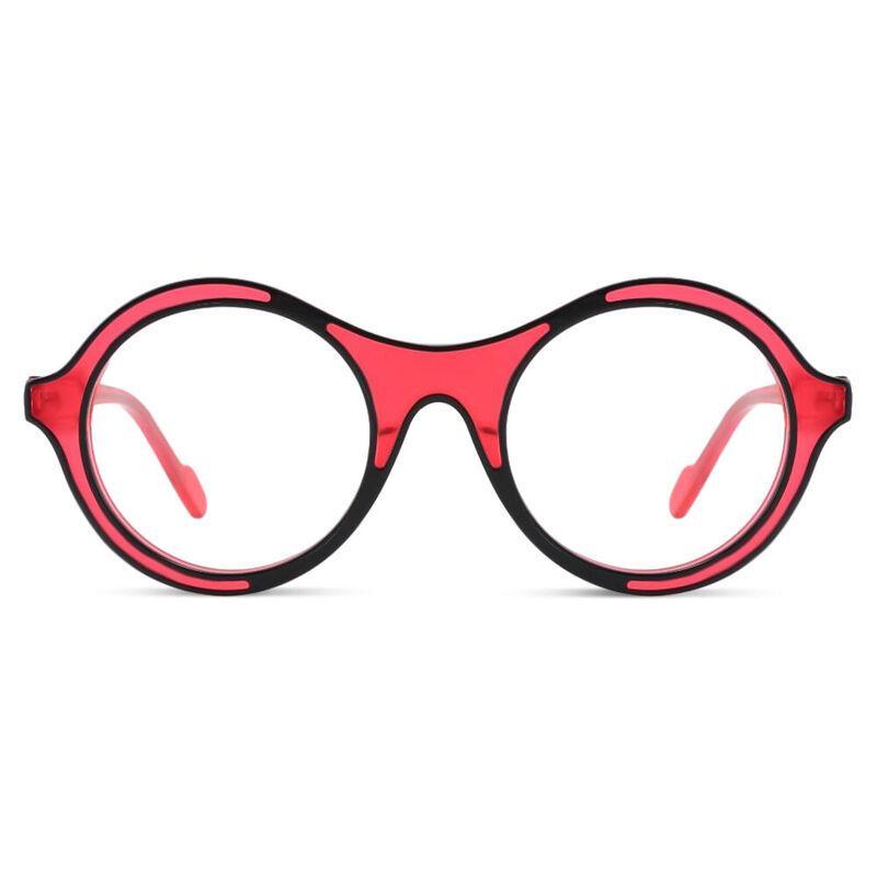 Benedy Round Red Glasses